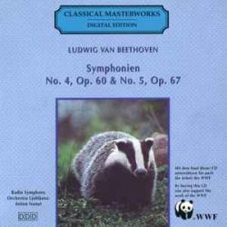 BEETHOVEN Symphonien No. 4, Op. 60 & No. 5, Op. 67 Фирменный CD 