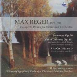 MAX REGER Complete Works For Violin And Orchestra Фирменный CD 