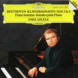 BEETHOVEN Klaviersonaten Nos. 2 & 4 • Piano Sonatas • Sonates Pour Piano Фирменный CD 
