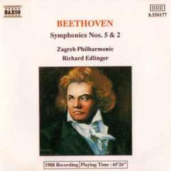 BEETHOVEN Symphonies Nos. 5 & 2 Фирменный CD 