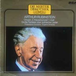 Chopin, Arthur Rubinstein 2. Klavierkonzert F Moll / Große Fantasie Über Polnische Lieder Виниловая пластинка 