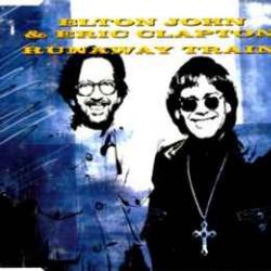 ELTON JOHN & ERIC CLAPTON RUNAWAY TRAIN Фирменный CD 