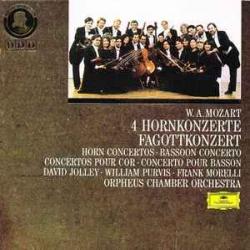 MOZART 4 Hornkonzerte / Fagottkonzert Фирменный CD 