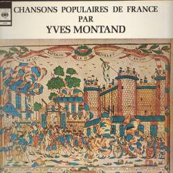 YVES MONTAND Chansons Populaires De France Виниловая пластинка 