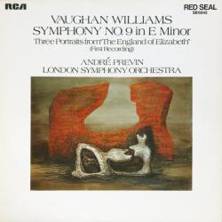 Vaughan Williams, André Previn, London Symphony Orchestra Symphony No. 9, Three Portraits From "The England Of Elizabeth" Виниловая пластинка 