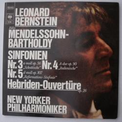 Felix Mendelssohn-Bartholdy, Leonard Bernstein, New York Philharmonic Leonard Bernstein Conducts The Great Mendelssohn Symphonies Виниловая пластинка 