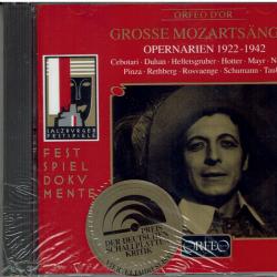 MOZART Grosse Mozartsänger -Opernarien 1922-1942 -Vol. I Фирменный CD 