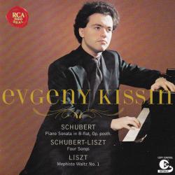 EVGENY KISSIN Evgeny Kissin - Schubert: Piano Sonata In B-flat, Op. Posth. - Schubert-Liszt: Four Songs - Liszt: Mephisto Waltz No. 1 Фирменный CD 