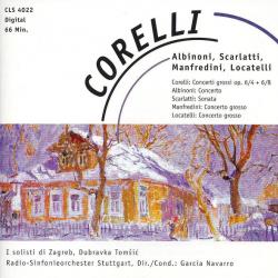 CORELLI   ALBINONI   SCARLATTI   MANFREDINI Corelli: Concerti Grossi - Albinoni: Concerto - Scarlatti Sonata - Locatelli: Concerti Grossi Фирменный CD 