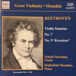 BEETHOVEN Violin Sonatas No.7 , No.9 "Kreutzer" Фирменный CD 