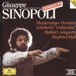 GIUSEPPE SINOPOLI Sinopoli Conducts Meistersinger Overture / Schubert's "Unfinished" / Mahler's Adagietto / Siegfried Idyll Фирменный CD 