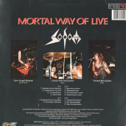 SODOM MORTAL WAY OF LIVE Виниловая пластинка 