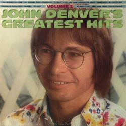 JOHN DENVER John Denver's Greatest Hits, Volume 2 Виниловая пластинка 