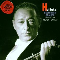Heifetz  Beethoven, Brahms, Munch Concertos Фирменный CD 