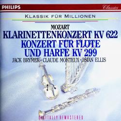 MOZART Klarinettenkonzert KV 622, Konzert Für Flöte Und Harfe KV 299 Фирменный CD 