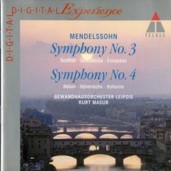 MENDELSSOHN Symphonies No. 3 ‘Scottish’ & No. 4 ‘Italian’ Фирменный CD 