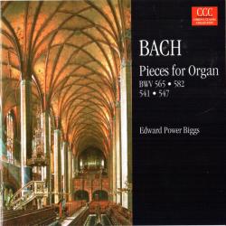 BACH Pieces For Organ - BWV 565 · 582 · 541 · 547 Фирменный CD 