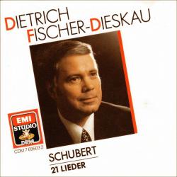 Schubert - Dietrich Fischer-Dieskau 21 Lieder Фирменный CD 