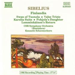 SIBELIUS Finlandia • Swan Of Tuonela • Valse Triste • Karelia Suite • Phjola's Daughter • Lemminkäinen's Return Фирменный CD 
