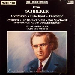 Schreker Overtures • Preludes Фирменный CD 