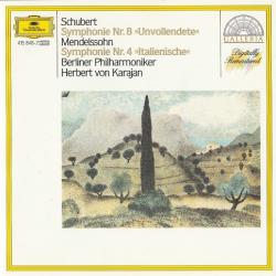 Schubert / Mendelssohn Symphonie Nr. 8 "Unvollendete" / Symphonie Nr 4 "Italienische Фирменный CD 