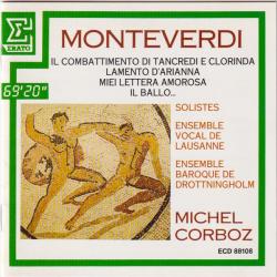 MONTEVERDI Il Combattimento Di Tancredi E Clorinda Lamento D'Arianna Miei Lettera Amorosa Il Ballo... Фирменный CD 