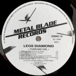 LEGS DIAMOND Town Bad Girl Виниловая пластинка 