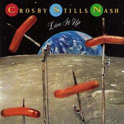 CROSBY, STILLS & NASH Live It Up Фирменный CD 