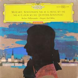 MOZART Sinfonien Nr. 40 G-Moll KV 550 / Nr. 41 C-Dur KV 551 (Jupiter-Sinfonie) Виниловая пластинка 