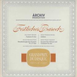 Bach / Mouret / Händel / Telemann Festliches Barock Виниловая пластинка 