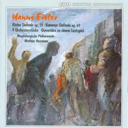 HANNS EISLER Kleine Sinfonie Op. 29 ∙ Kammer-Sinfonie Op. 69 ∙ 9 Orchesterstücke ∙ Ouvertüre Zu Einem Lustspiel Фирменный CD 