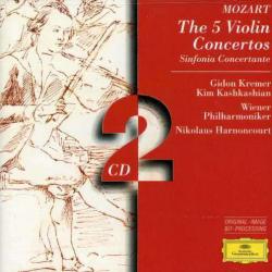 Mozart, Gidon Kremer, Kim Kashkashian The 5 Violin Concertos • Sinfonia Concertante Фирменный CD 