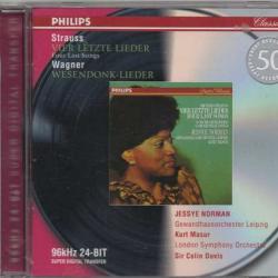 STRAUSS   WAGNER Vier Letzte Lieder / Wesendonk-Lieder Фирменный CD 