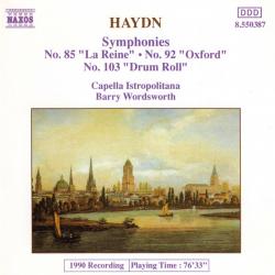 HAYDN Symphonies (No. 85 "La Reine" / No. 92 "Oxford" / No. 103 "Drum Roll") Фирменный CD 