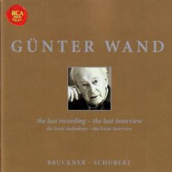 Günter Wand, Bruckner / Schubert The Last Recording - The Last Interview Фирменный CD 