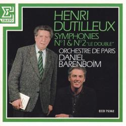 Henri Dutilleux, Orchestre De Paris, Daniel Barenboim Symphonies No° 1 & N° 2 ("Le Double") Фирменный CD 