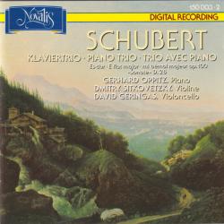 SCHUBERT Klaviertrio - Piano Trio . Trio Avec Piano (Es-Dur - E Flat Major - Mi Bemol Majeur) Op. 100 Фирменный CD 