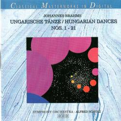 BRAHMS Ungarische Tänze = Hungarian Dances Nos. 1 - 21 Фирменный CD 