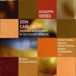 VERDI Don Carlos (Großer Querschnitt In Deutscher Sprache) Фирменный CD 