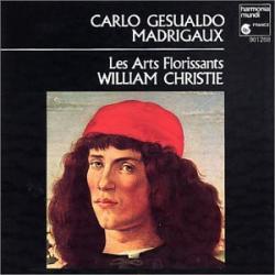 Carlo Gesualdo - Les Arts Florissants, William Christie Madrigaux Фирменный CD 