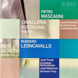 Pietro Mascagni / Ruggiero Leoncavallo Cavalleria Rusticana (Auszüge) / Der Bajazzo (Querschnitt) Фирменный CD 