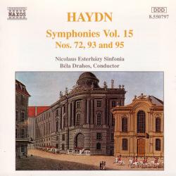 HAYDN Symphonies Vol. 15 (Nos. 72, 93 And 95) Фирменный CD 
