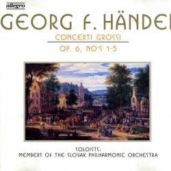 HANDEL Concerti Grossi Op. 6 No's 1-5 Фирменный CD 