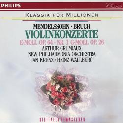 Mendelssohn · Bruch Violinkonzerte (E-moll Op. 64 · Nr. 1 G-moll Op. 26) Фирменный CD 