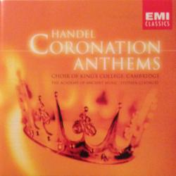 HANDEL Coronation Anthems Фирменный CD 