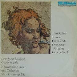 BEETHOVEN Konzert Für Klavier Und Orchester Nr. 4 G-dur Op. 58 Виниловая пластинка 