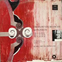 BACH Brandenburgische Konzerte Nr. 2 F-dur, Nr. 4 G-dur, Nr. 5 D-dur Виниловая пластинка 