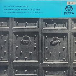 BACH Brandenburgische Konzerte Nr. 1, 3, 6 Виниловая пластинка 