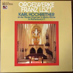 LISZT ORGELWERKE Виниловая пластинка 