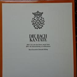 BACH Die Bach Kantate - BWV 143 Lobe Den Herrn, Meine Seele. BWV 182 Himmelskönig, Sei Willkommen Виниловая пластинка 